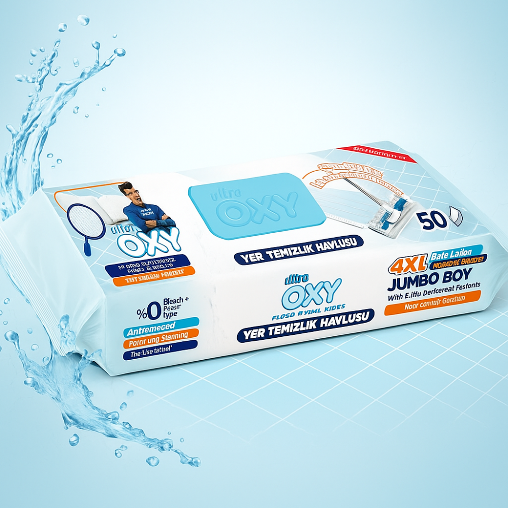 دستمال مرطوب تمیزکننده سطوح Mr.OXY