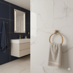 هولدر حوله ی چرم و بامبو Bathlux - Image 3